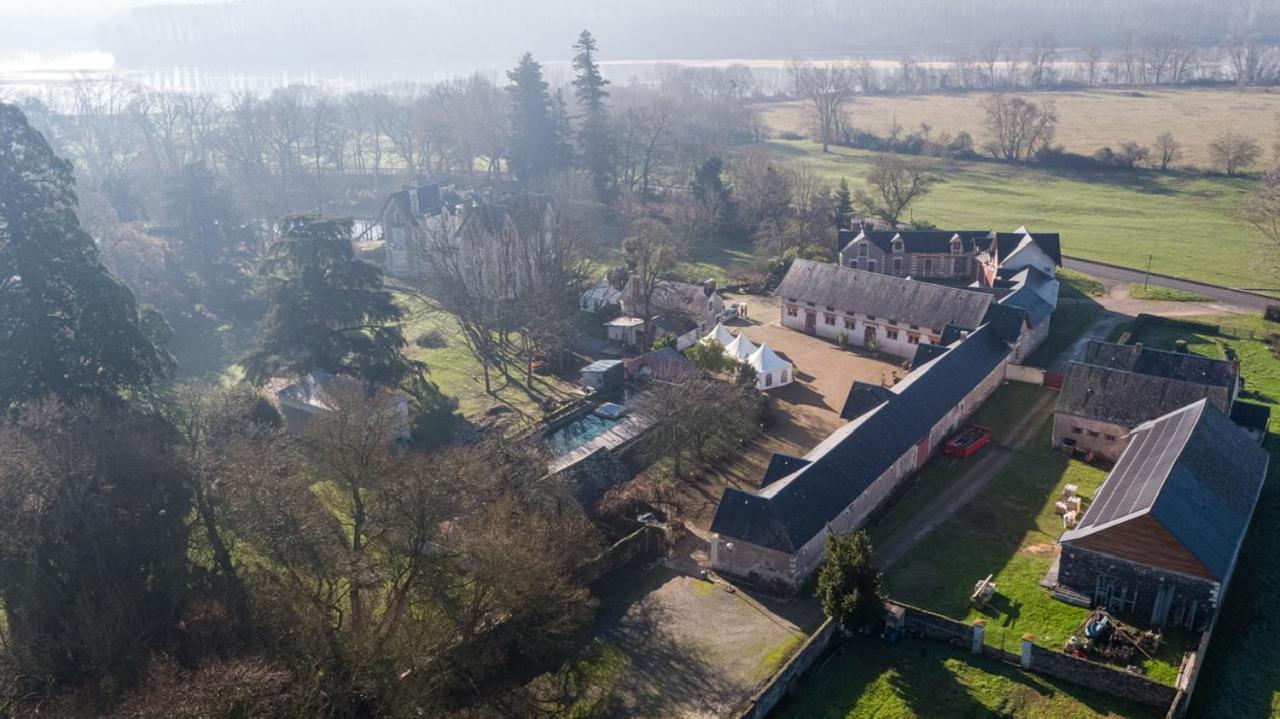 Chateau De Belle Poule Les Ponts-de-Cé Exteriör bild