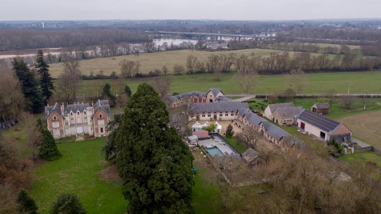 Chateau De Belle Poule Les Ponts-de-Cé Exteriör bild